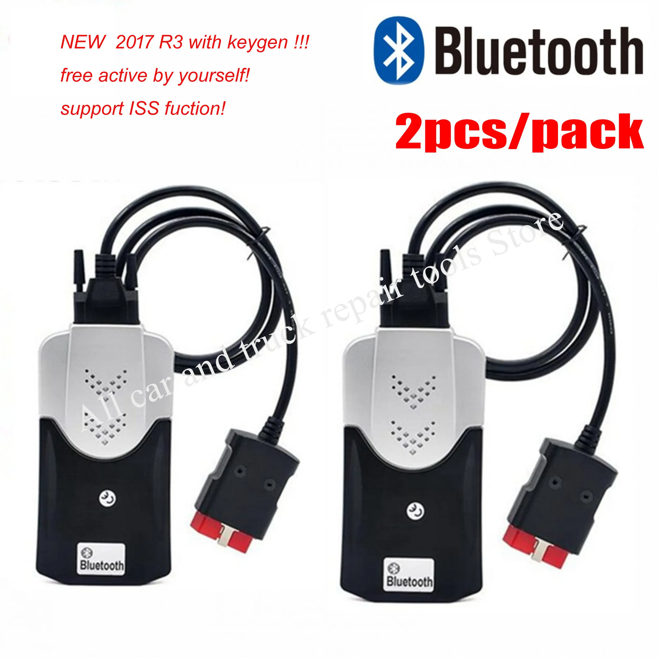 2 шт./лот 2021 Новый диагностический инструмент VCI Bluetooth 2017.R3 генератор ключей VD tcs