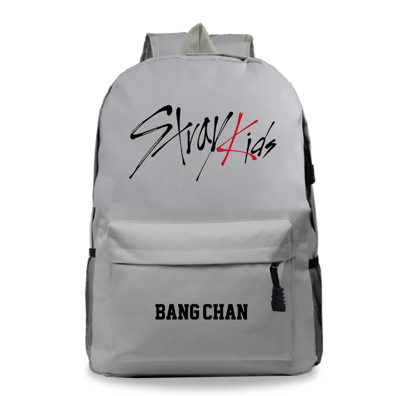 Kpop Stray Kids рюкзак подростков книжные сумки школьные рюкзаки для девочек Женский Мужской рюкзак для ноутбука рюкзак Детский Повседневный Рюкзак Для Путешествий - Цвет: 26