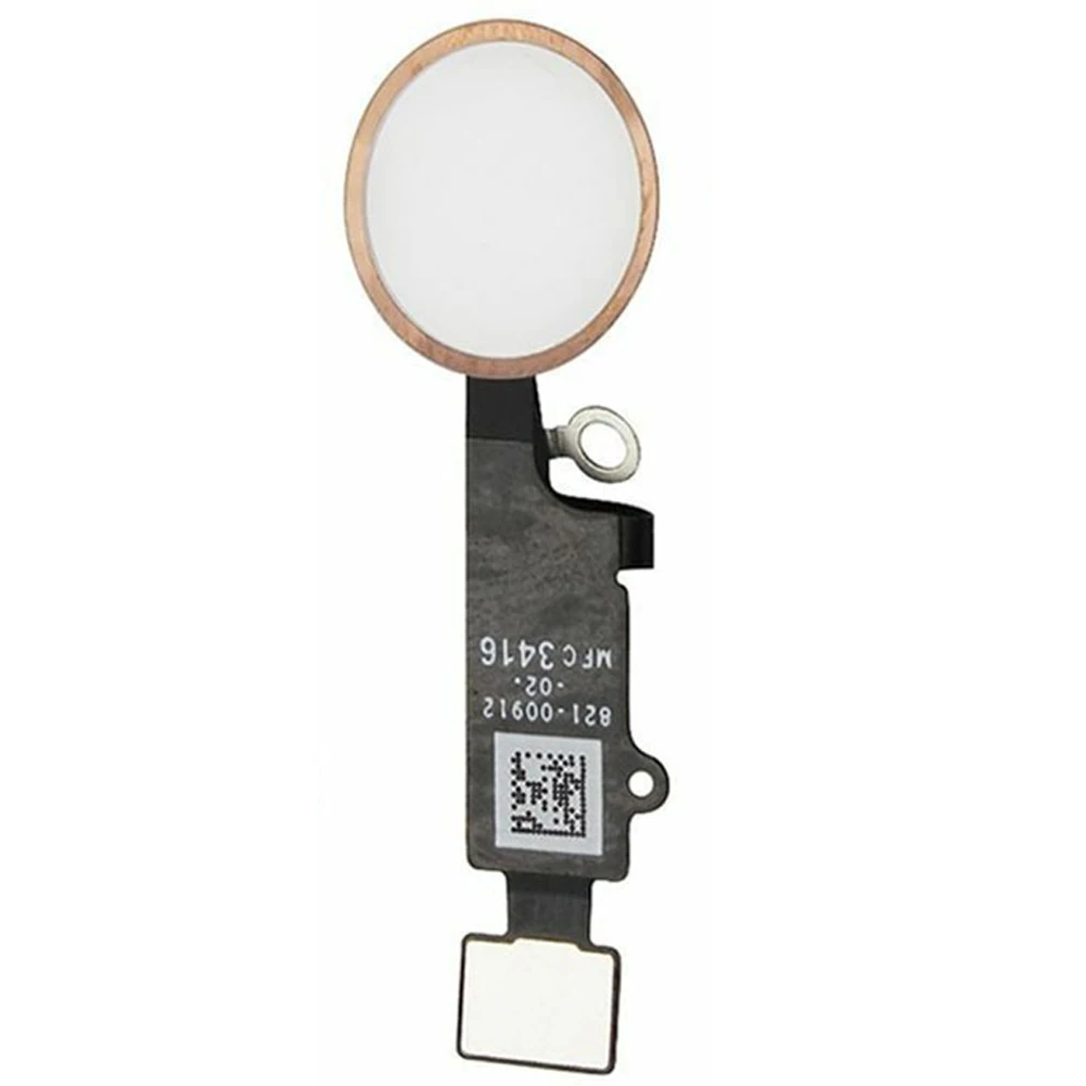 Repair Spare Key Home Button Assembly Replacement Mobile Phone Cable Complete Part Durable Gasket Sensor For IPhone 7/8 - Color: Rose Gold