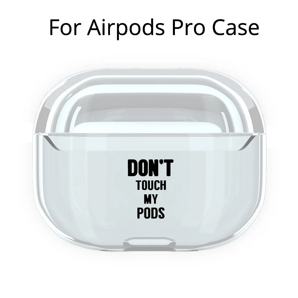 Для Apple Airpods Pro Чехол Bluetooth наушники коробка роскошный модный прозрачный Забавный узор защитный чехол для Air Pods 3 Чехол - Цвет: For Pods Pro PC7009