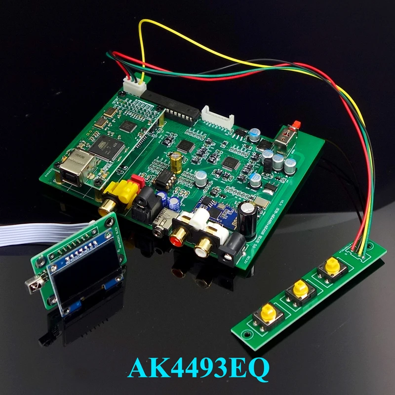 Dual AK4493* 2 DAC Bluetooth 5,0 поддержка оптического коаксиального входа HiFi декодер звукового сигнала 192 кГц DSD RCA выход с пультом дистанционного управления