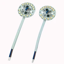 5 шт./лот светодиодный SMD чип светодиодный Лампа 15 Вт 12 Вт 9 Вт 7 Вт 5 Вт 3W AC220V Вход умная ИС(интеграционная схема для лампы светильник вниз светильник Холодный белый/теплый белый/белый