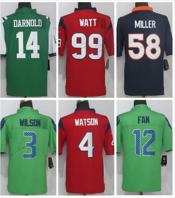 52 Matthews g A+++ Качественная мужская футболка для взрослых 21 Collins 26 Barkley 3 12 Fan 4 Watson 99 Watt 14 Darnold 58 Miller