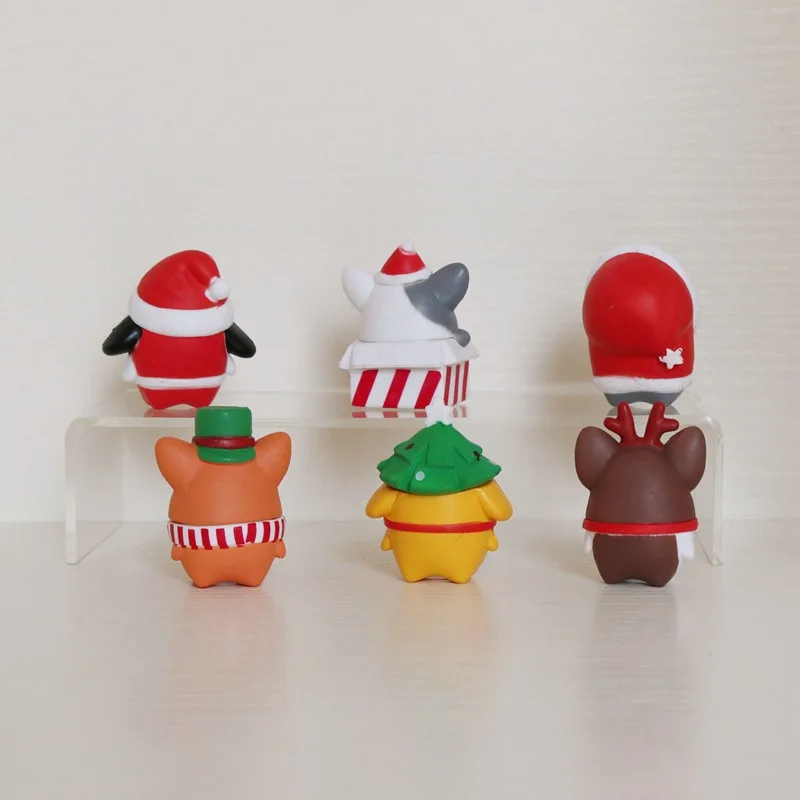 

6-Cute Small Milk Dog Bakery Cake DIY Jewelry Cartoon Car Decoration