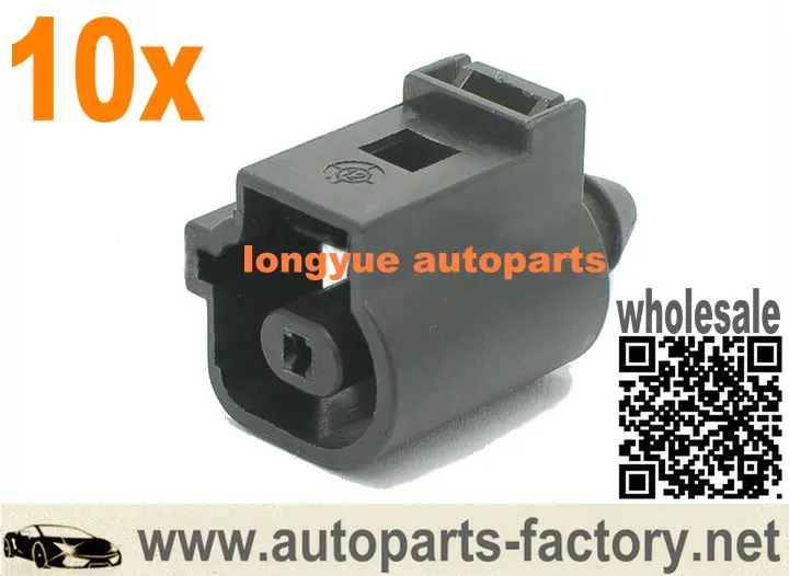 

longyue 10set Flat Contact Housing Adapter 1 pin For Oil Presure Switch 1J0 973 081 1J0973081