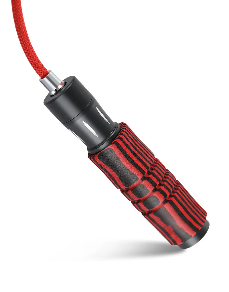 Bold weight-bearing sponge sweat-absorbent jump rope sports fitness adult training metal bearing jump rope adjustable