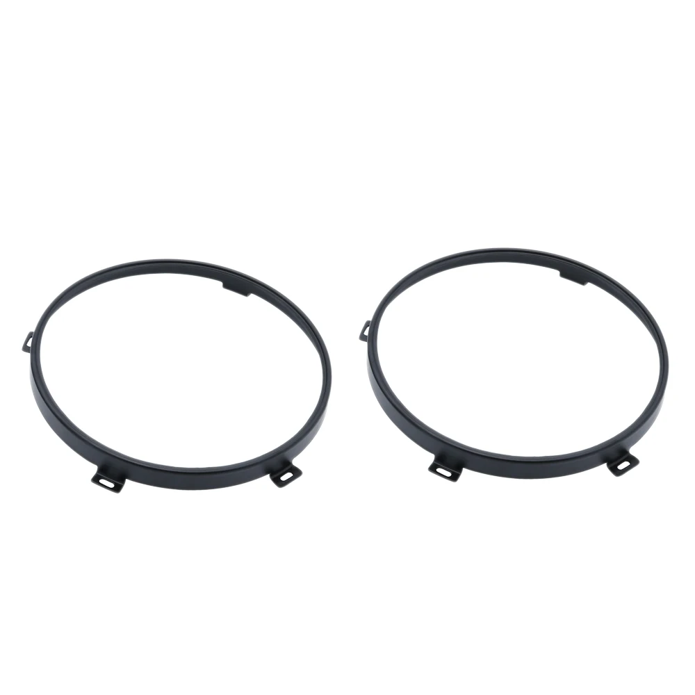 

2 шт. для Jeep Wrangler Jk Tj 07-17 7 дюймов светодиодные фары с украшением в виде кольца Монтажный кронштейн для фар монтажный держатели ламп черного цвета