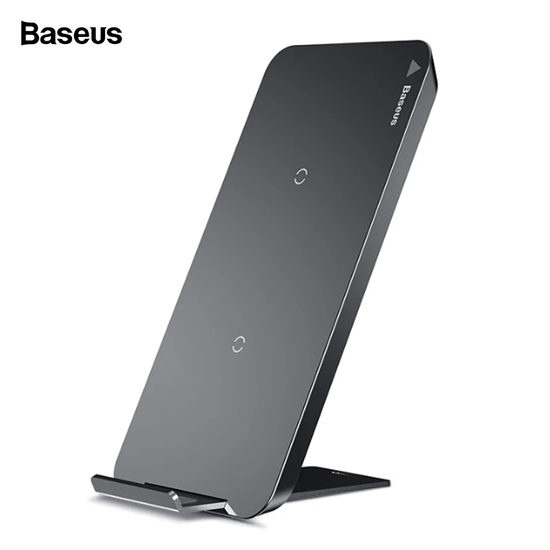 Беспроводное зарядное устройство Baseus Qi для iPhone 11 Pro XS Max samsung S10 Xiaomi Mi 9 10 Вт быстрая Беспроводная зарядная док-станция