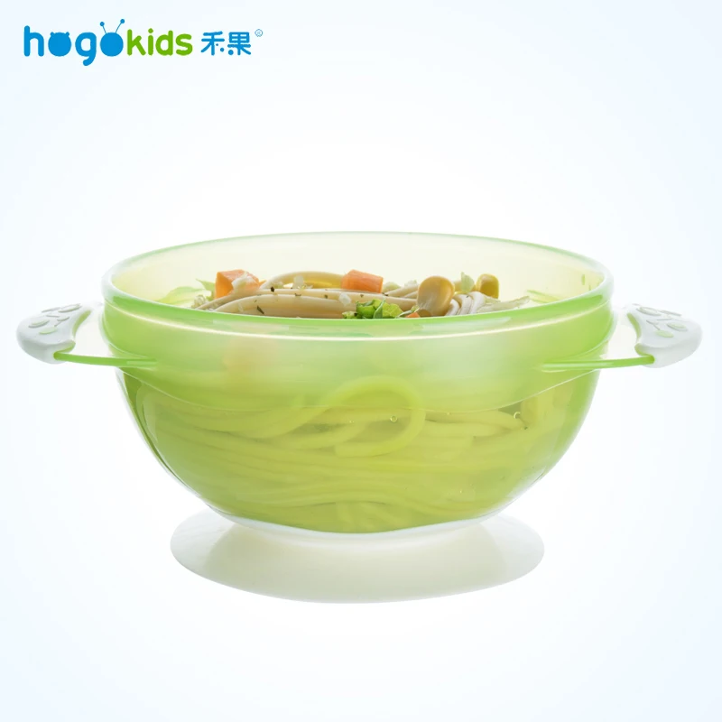 Hogokids детская миска, посуда для кормления, PP Детское блюдо на присосках, миска для обучения ребенка, подарочная коробка