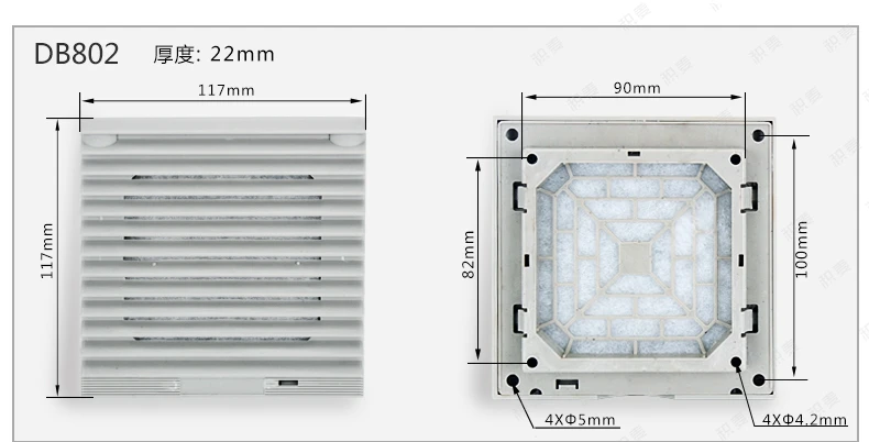 Ji mai фильтр вентиляции сетевой группы Db801 Db803 Db804 Db805 Db806 промышленный фильтр