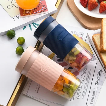 

300ML Portable Electric Fruit Juicer Home USB Rechargeable Smoothie Maker Blender Machine Sports Bottle Juicing Cup