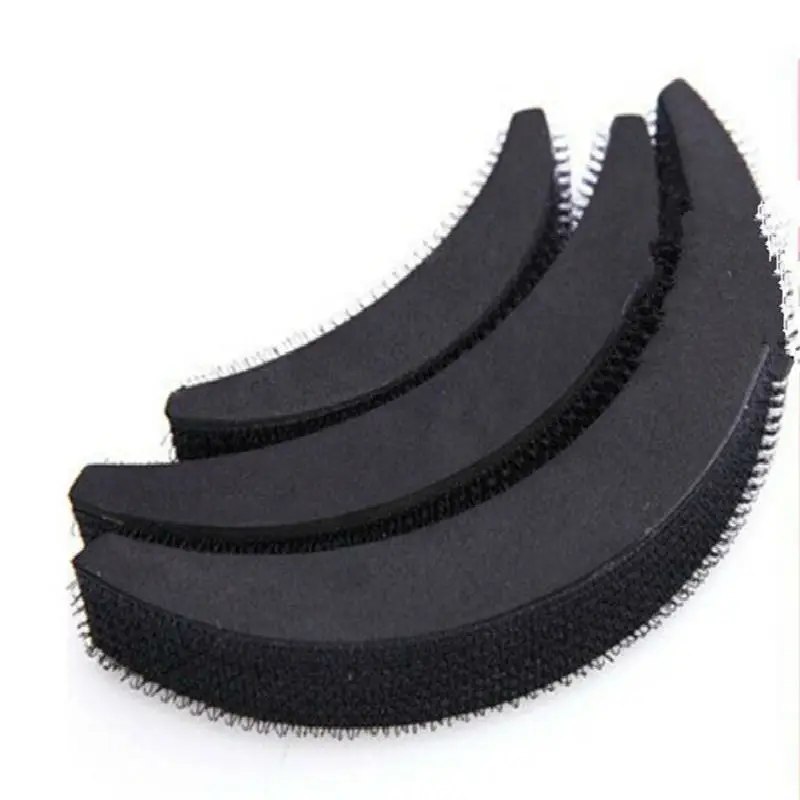 Hot Selling Cheap 3pcs/Set Black DIY Hair Bump Volume Beehive Hair Bump Pad Height Puff Paste Tools Style Accessories
