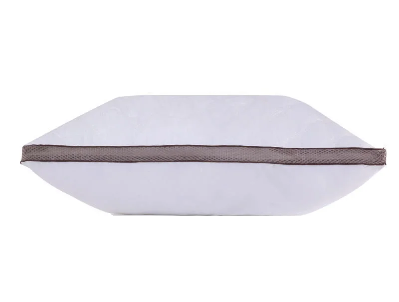 Ортопедическая полиэфирная Бархатная подушка для сна с перьями, защитная подушка для шеи и плеч для взрослых и детей - Цвет: white