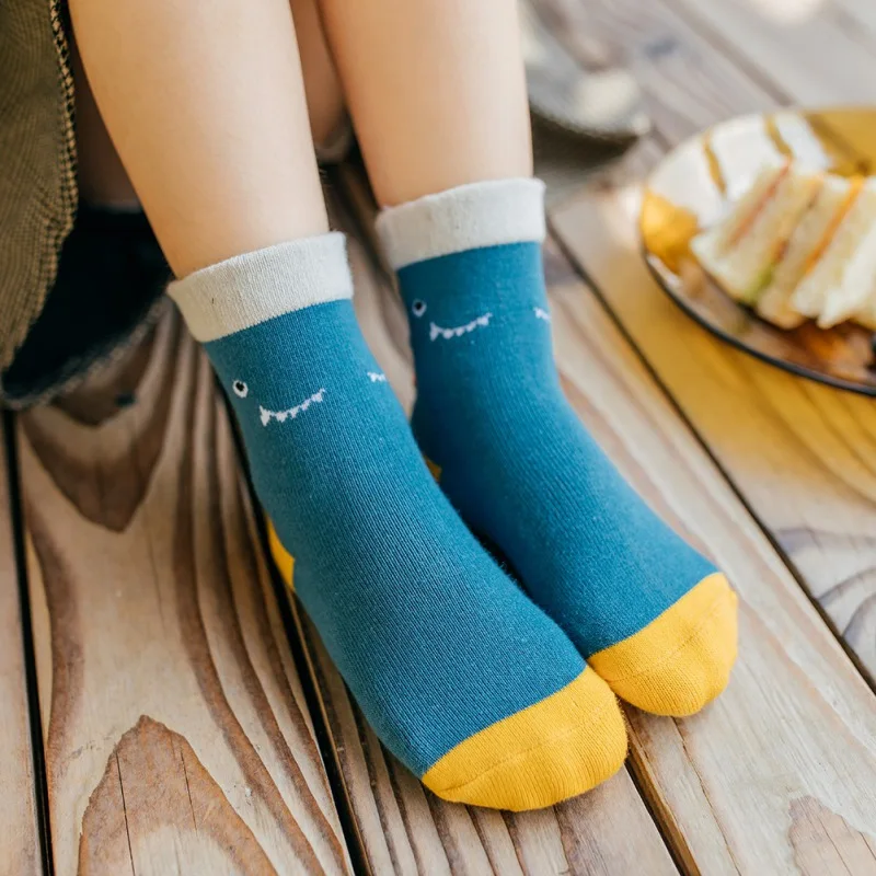 Autumn Cute Cartoon Baby Socks 3D Animal Cartoon Infants Socks Cotton Socks For Newborn Girl Boy Toddlers 5Pair Pack