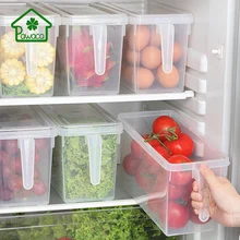 Pawaca 4.7L большая емкость, коробка для хранения свежей пищи, холодильник, коробка для хранения, экономия пространства, кухонные коробки для хранения, контейнер с откидной крышкой