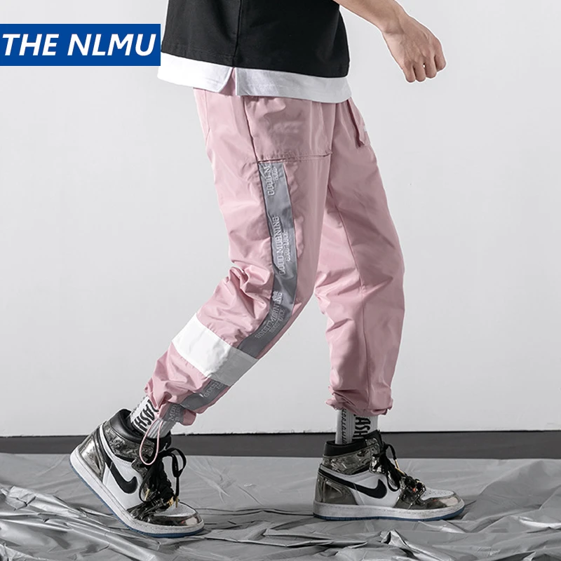 Mens joggers pink Clearance