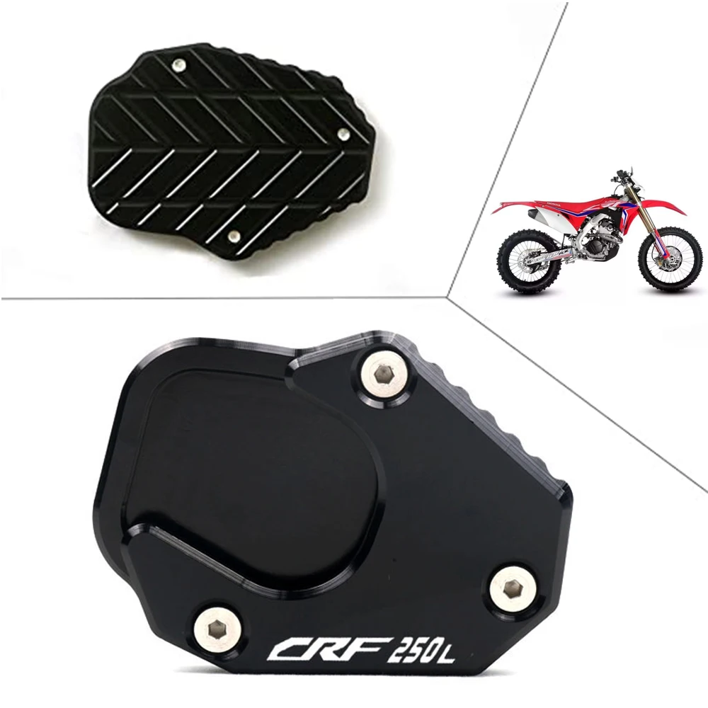 

Motorbike For Honda CRF250 RALLY CRF250L CRF 250 2017 2018 2019 2020 Kickstand Foot Side Stand Extension Pad Support Plate