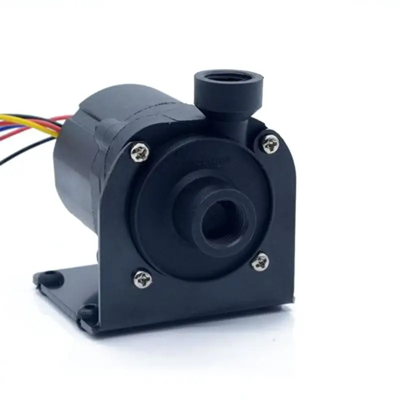 PU-YSB008W 12 В 10 Вт DC водяной насос 600 л/ч G1/" вход и выход с держателем насоса D08B