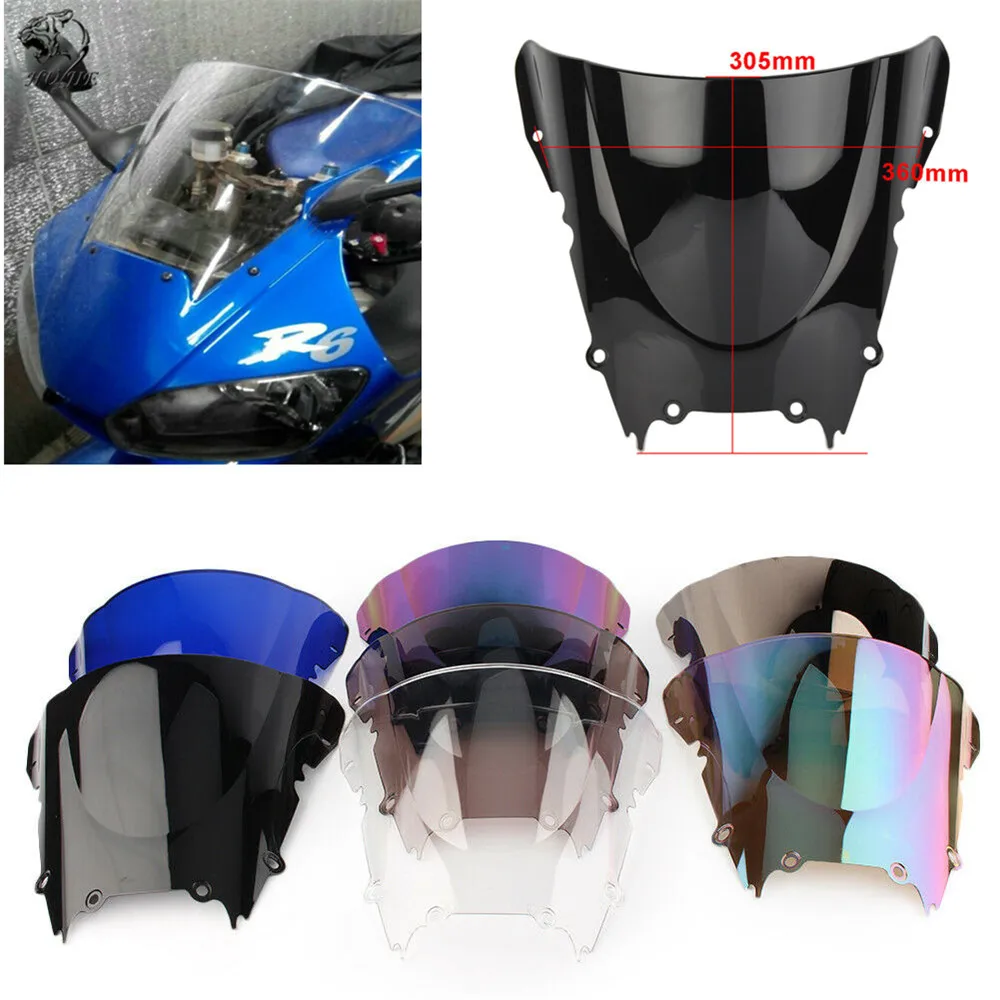 Для 98-02 Yamaha YZF-R6 YZFR6 мотоцикл ветровое стекло Обтекатели аксессуары 1998 1999 2000 2001 2002