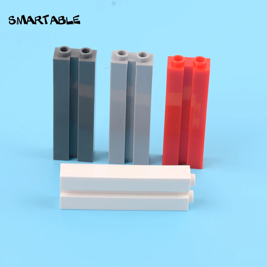 Smartable кирпич 1x2x5 с пазами строительный блок MOC детали игрушки для детей Совместимые с основными брендами 88393 10 шт./лот
