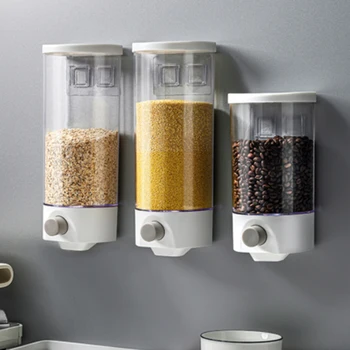 

Food Storage Box Kitchen Wall-Mounted Storage Tank Plastic Container Storage Food Storage Airtight Container Box Accessories