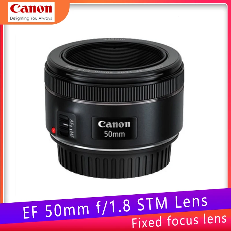 Canon 50 1 8 EF мм f/1 STM стандартный объектив Dslr Объективы для камеры canon 650D 700D 750D 800D 60D 70D