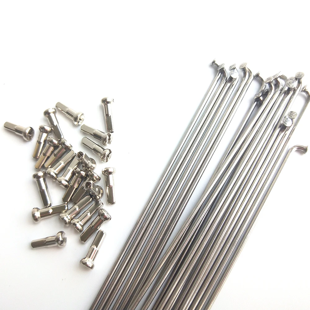 Stainless Steel Bicycle Spokes Straight Pull Spoke Nipple Bicycle