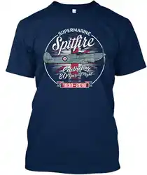 Празднование 80 лет полета суперморской Spitfire Футболка классический стиль футболка победитель Футболка мужская брендовая одежда
