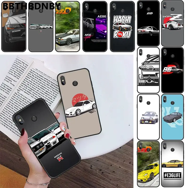 Чехол для телефона Initial D TPU Мягкий силиконовый чехол Xiaomi 8 9 se Redmi 6 6pro 6A 4X7 note 5 7 |