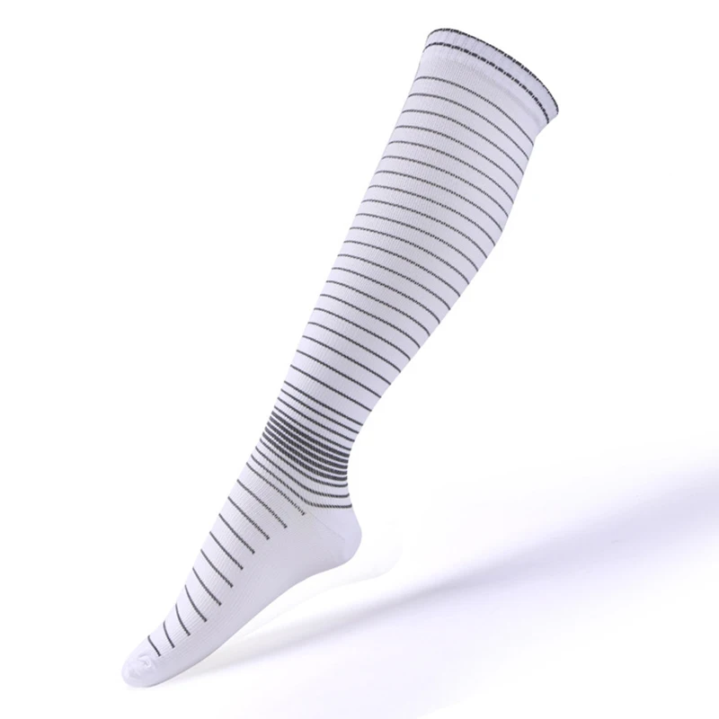 Anti Fatigue Pain Relief Knee Socks Unisex Sports Socks Men Women Compression Stockings Pressure Varicose Vein Stocking Hot