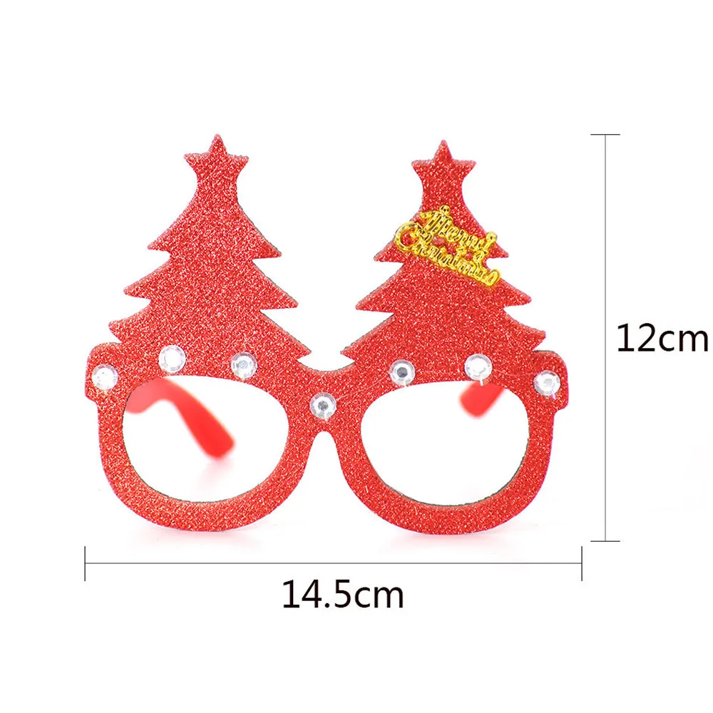 Christmas decoration glasses in party  100% brand new Christmas glasses snowman frame Happy New Year kids love Christmas 30A15 (29)