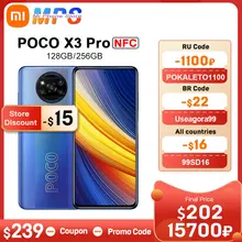 Global Version POCO X3 Pro NFC 6GB 128GB/8GB 256GB Smartphone Snapdragon 860 33W NFC Quad AI Camera 120Hz DotDisplay