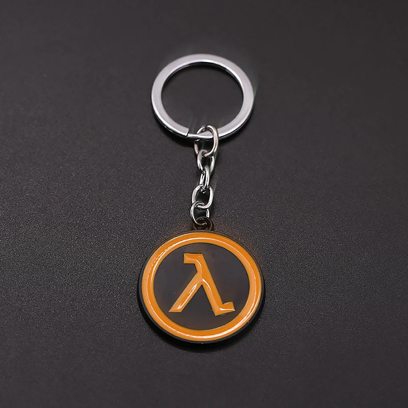Брелок для мужчин металлический круглый брелок с логотипом HF Half Life женская сумка