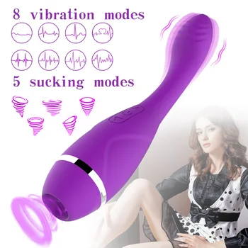 Sucking Vibrator Dildo for Women Clitoris Sucker Stimulator Vagina Female Womans Vibrators Sex Toys For