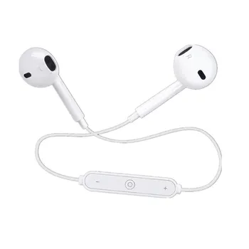 

S6 Wireless Bluetooth Earphone Sports Bluetooth V4.1 Earphone Mini Dual Stereo In Ear Speaker-Hand free Mic Earphone
