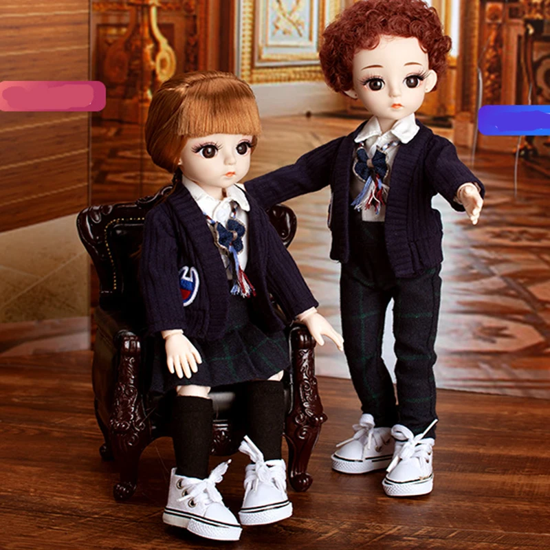 Модная 30 см BJD кукла 15 подвижная соединенная красавица куклы с спортивным платьем