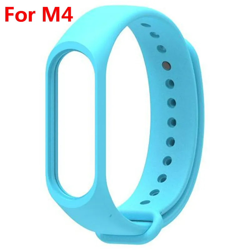 For Xiaomi Mi Band 4 Умный Браслет для xiaomi mi Band 3 4 спортивный ремешок часы силиконовый ремешок для xiaomi mi band 3 4 браслет mi band 4 3 ремешок - Цвет: For Xiaomi Mi Band 4