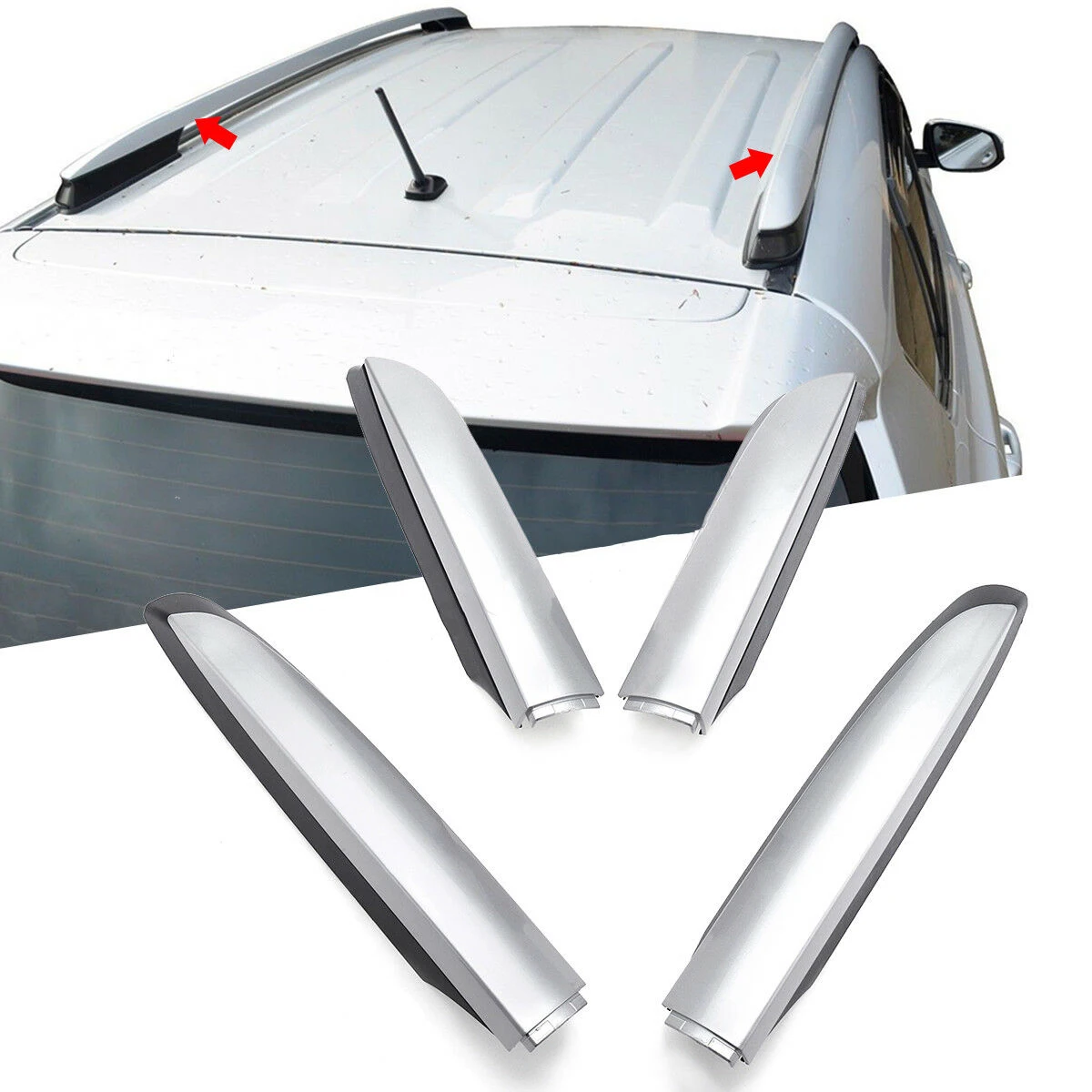 981742 Rack Rail Shells Rack Cover Rail аксессуары прочный авто Rack Cover Rail для экстерьера для Toyota