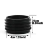 Hookah Adapter Rubber For Stem Black Sheesha Narguile Hookah Adapter Rubber For Flask Shisha Accessories 2