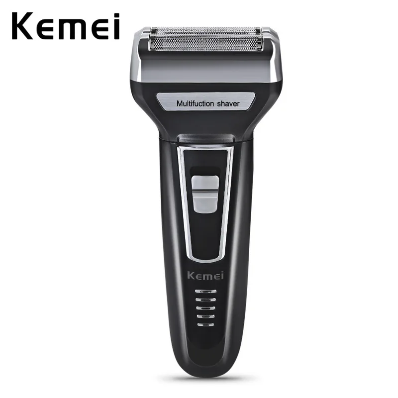 Kemei Мужская 3 в 1 моющаяся перезаряжаемая электробритва электрическая бритвенная машинка для стрижки бороды бритва перезаряжаемая D42