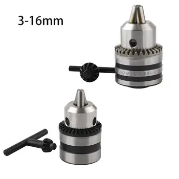 

5/8" Heavy Duty Self Tighten Drill Chuck B16 Shank Arbor Keyed Milling Tool 3-16mm MT2 94PC