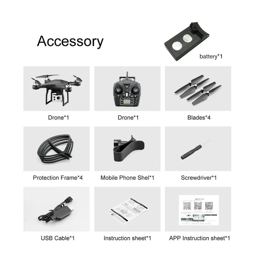 S2 gps Дрон с 5G WiFi 720 P/1080 P HD широкоугольная электронная камера gps Intellgent следующий Квадрокоптер - Цвет: 1080P Black 1 B