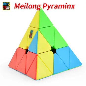 

New Moyu Cubing Classroom Meilong 3x3 Pyra Magic Minx Speed Triangle Cube Pyramid Toys Magico Cubo For Kids Education Toys Gift
