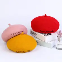 Женский берет, простая Кепка, шапка в стиле художника, винтажные однотонные кепки, Женская кепка, теплая прогулочная Кепка