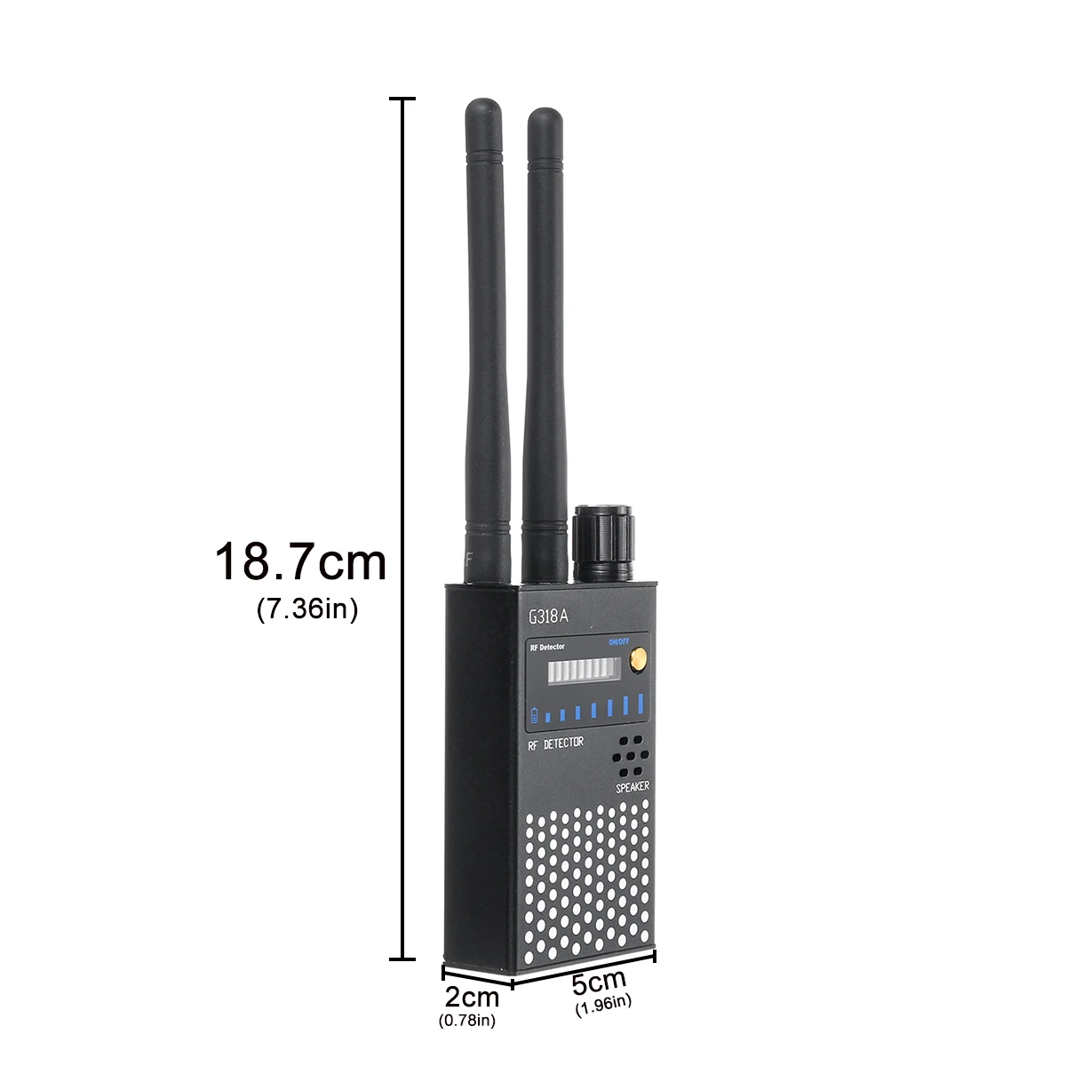 G318A Dual antenna Anti-Spy GPS Wireless Signal Automatic Detector Finder racker Frequency Scan Sweeper Protect Security