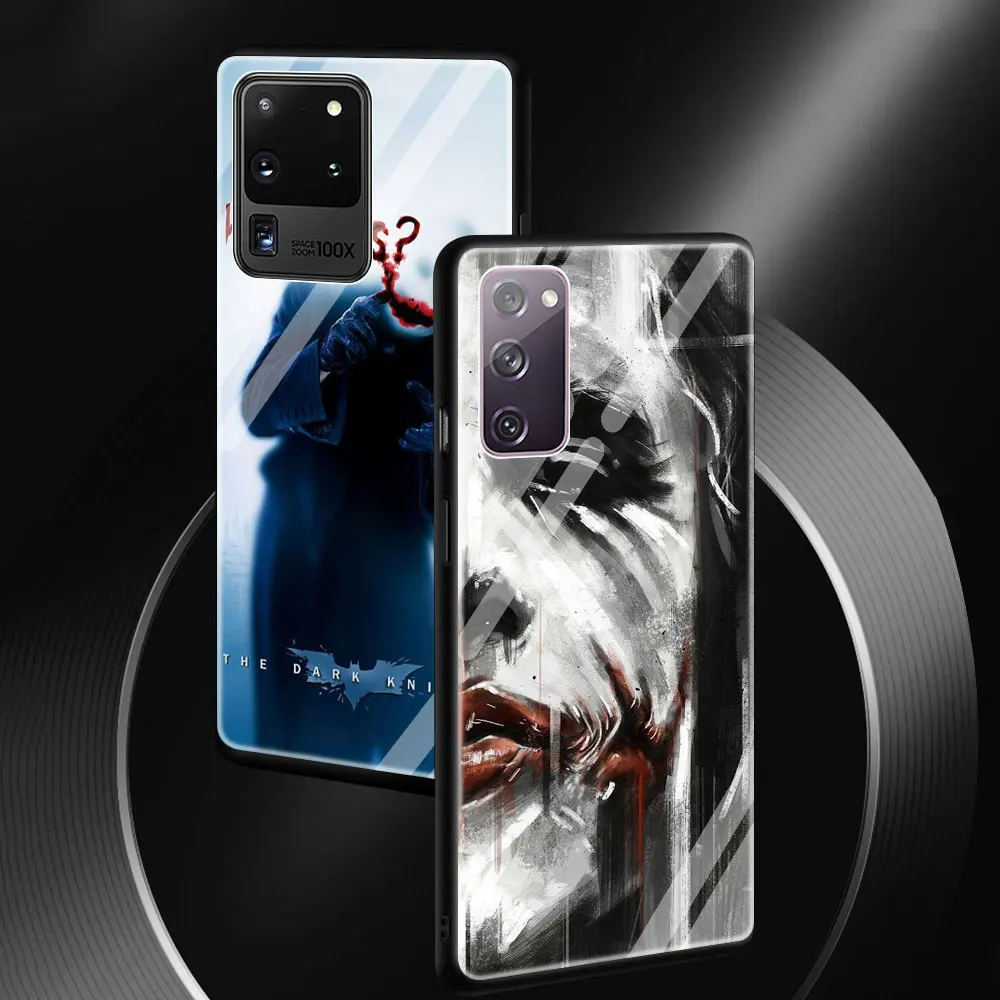 The Joker Joaquin Glass Cover for Samsung Galaxy S20 FE S21 S20 Ultra S10 Lite S10E S9 S8 Plus Luxury Soft Edge Case Shell