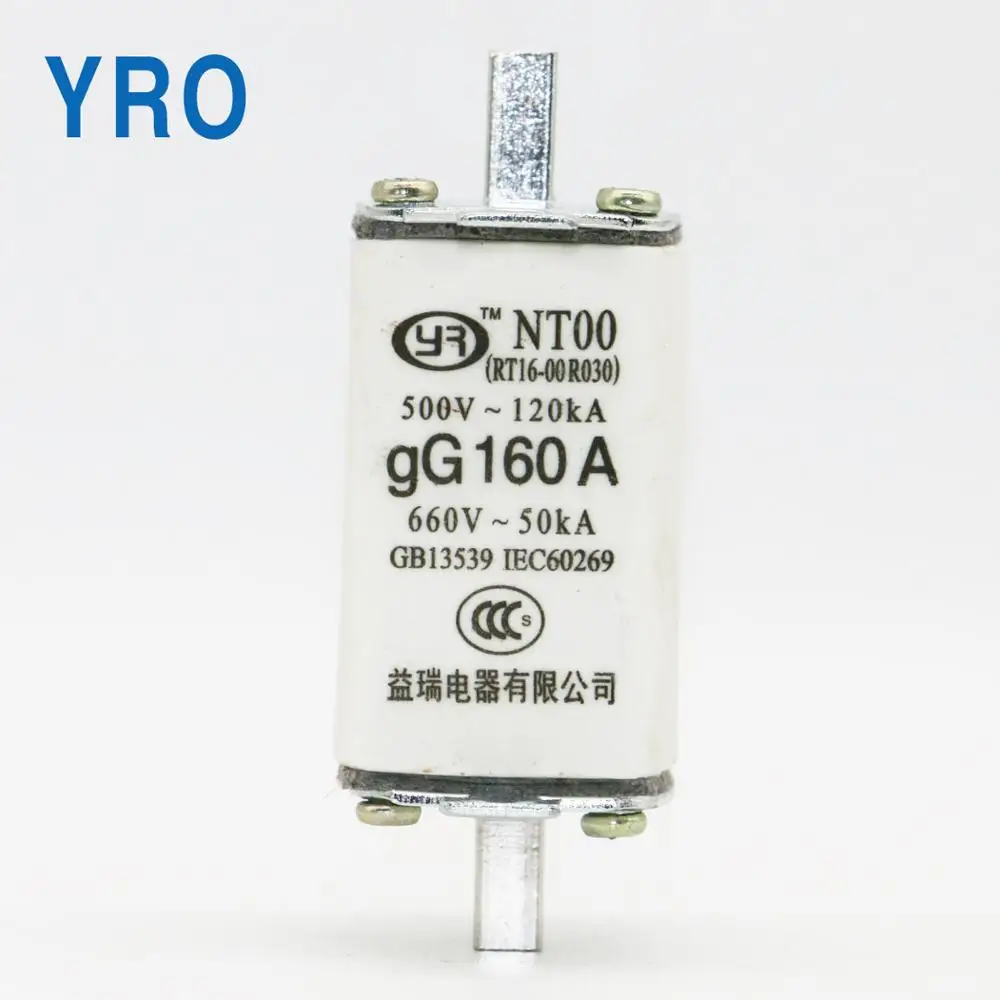 

NT series fuse NT00-160A fast acting ceramic fuse