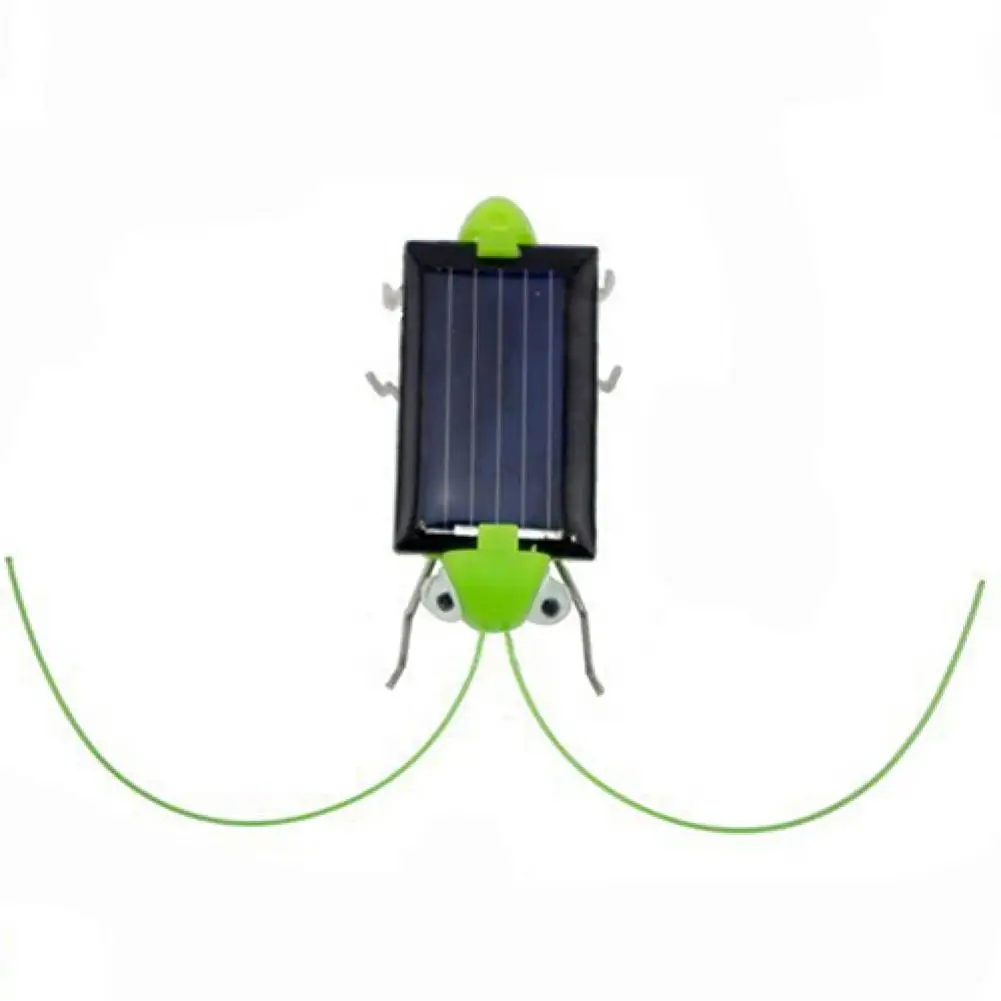 Creative Fun Solar Power Robot Insect Locust Grasshopper Kids Educational Toys for Children Gifts 6