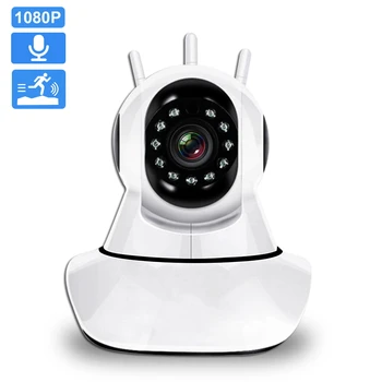 

WiFi IP Camera Home Security Camera 1080P Auto Track HD IR Night Vision Surveillance Two Way Audio Mini Smart Alarm CCTV Camera