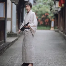 Традиционное японское кимоно костюм самурая азиатская одежда Haori Obi Yukata мужское кимоно японское каратэ FF2407